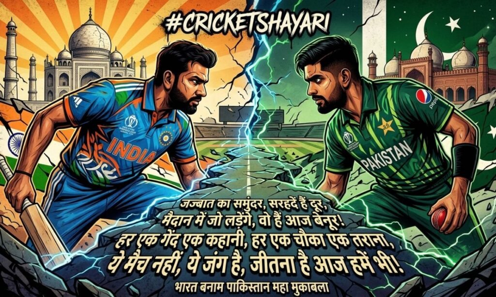 India vs Pakistan Cricket Shayari in Hindi