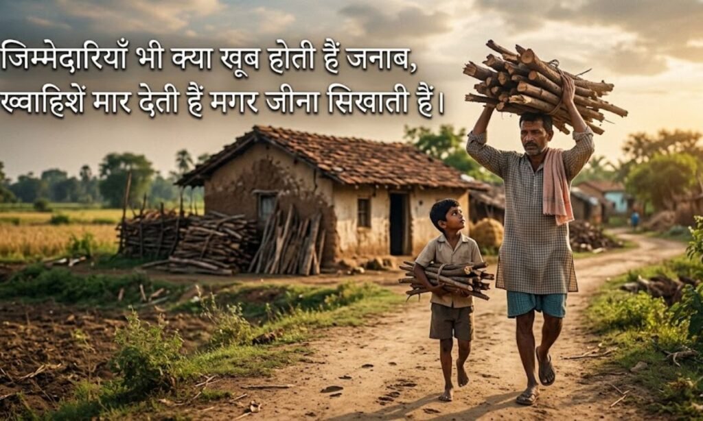 _Jimmedari Shayari 2 Line Hindi