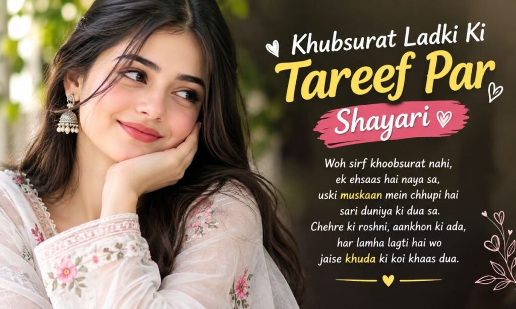 _Ladki Ki Tareef Shayari 2 line