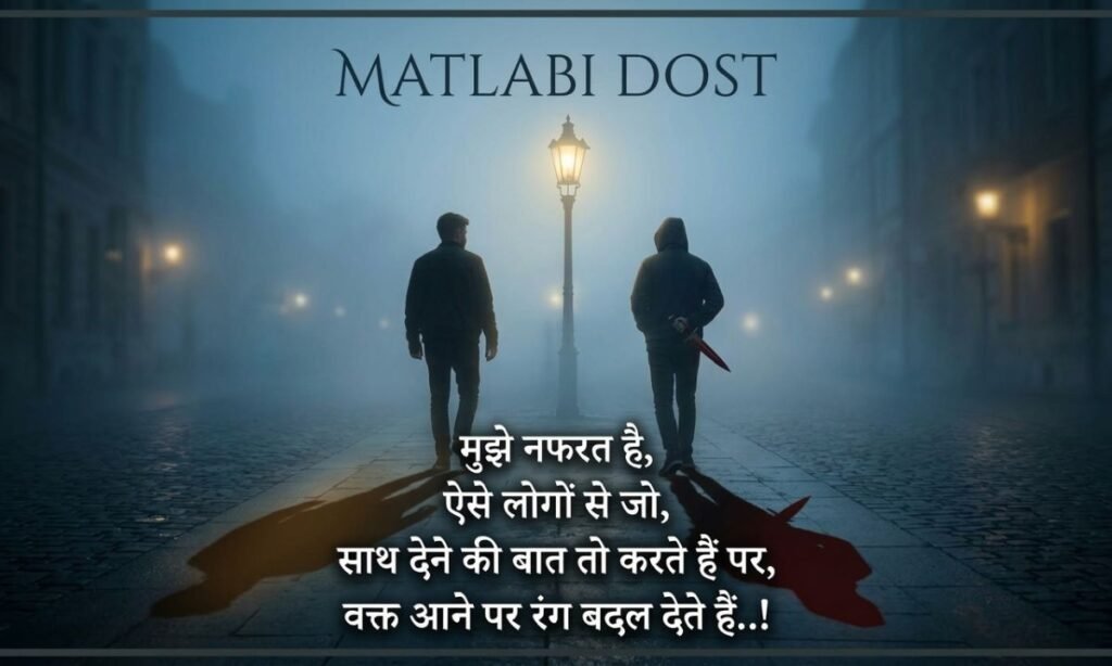 Matlabi Dost Shayari