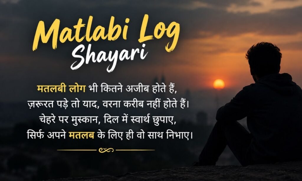 Matlabi Log Shayari
