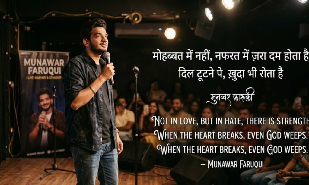 Munawar Faruqui Shayari Lyrics