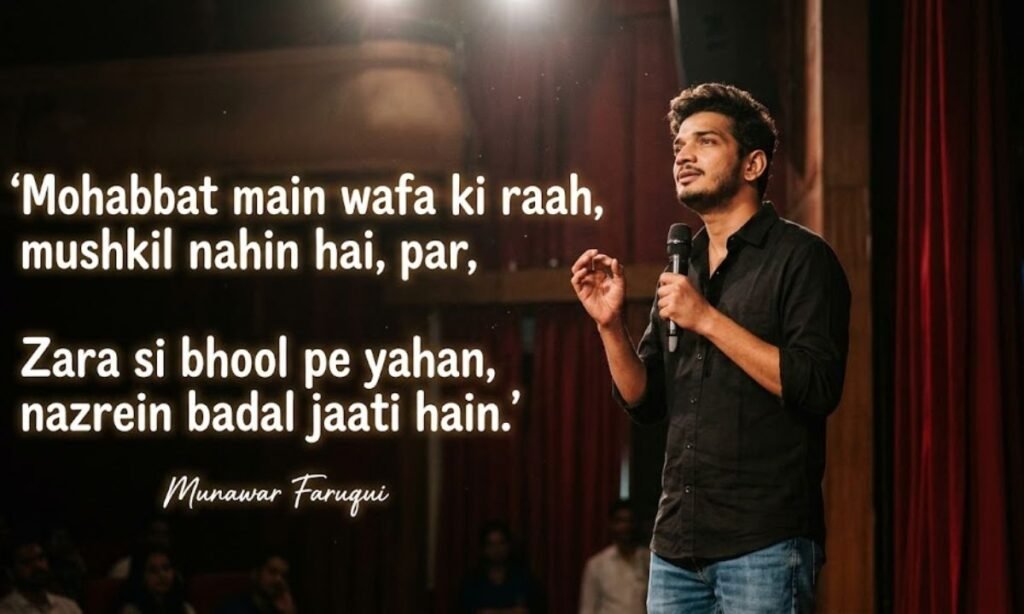 Munawar Faruqui Shayari Lyrics in English