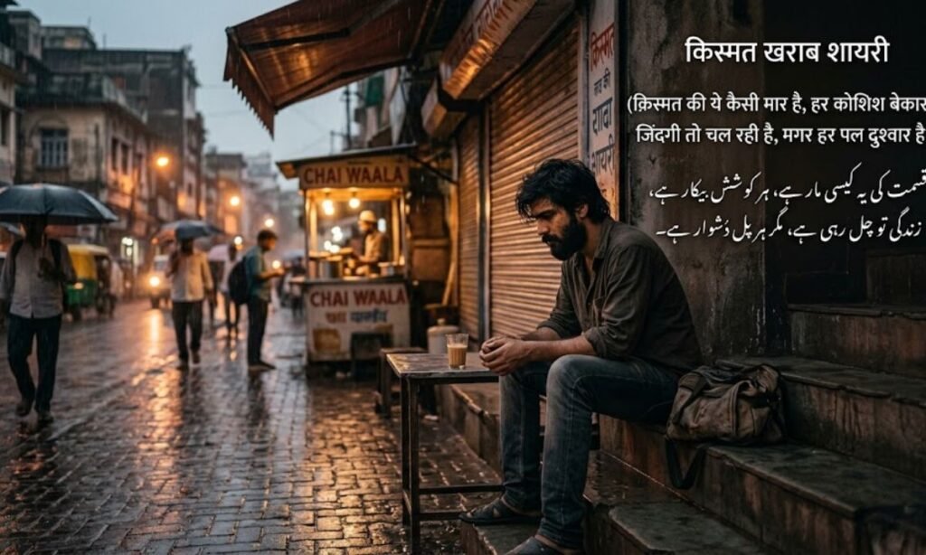 Qismat kharab shayari (