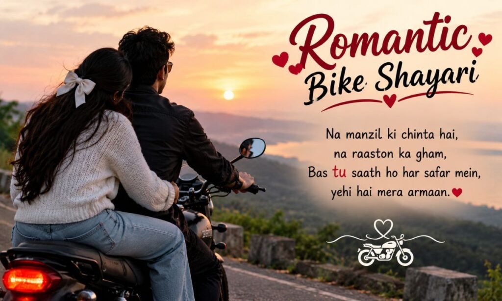 Romantic Bike Shayari