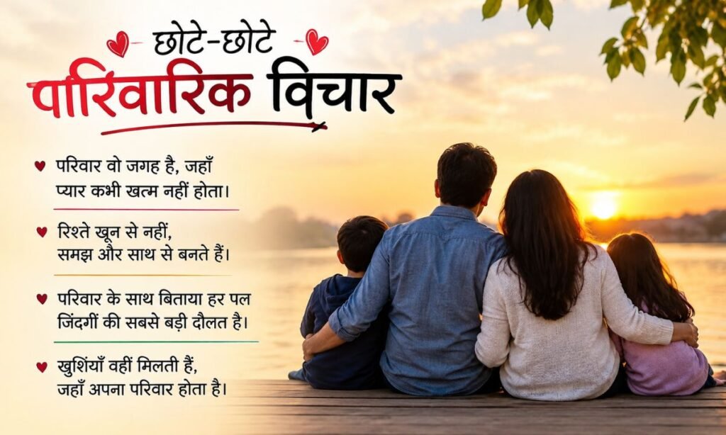 Short Family Quotes in Hindi