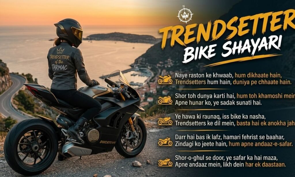 Stylish Bike Shayari for Trendsetters
