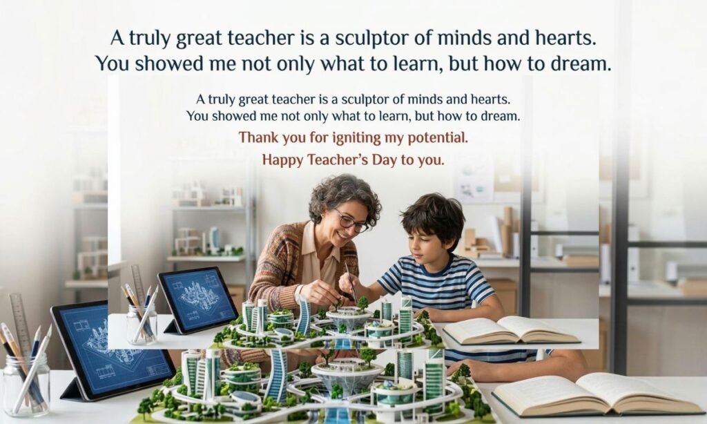 Teacher Ke Liye best Line in English