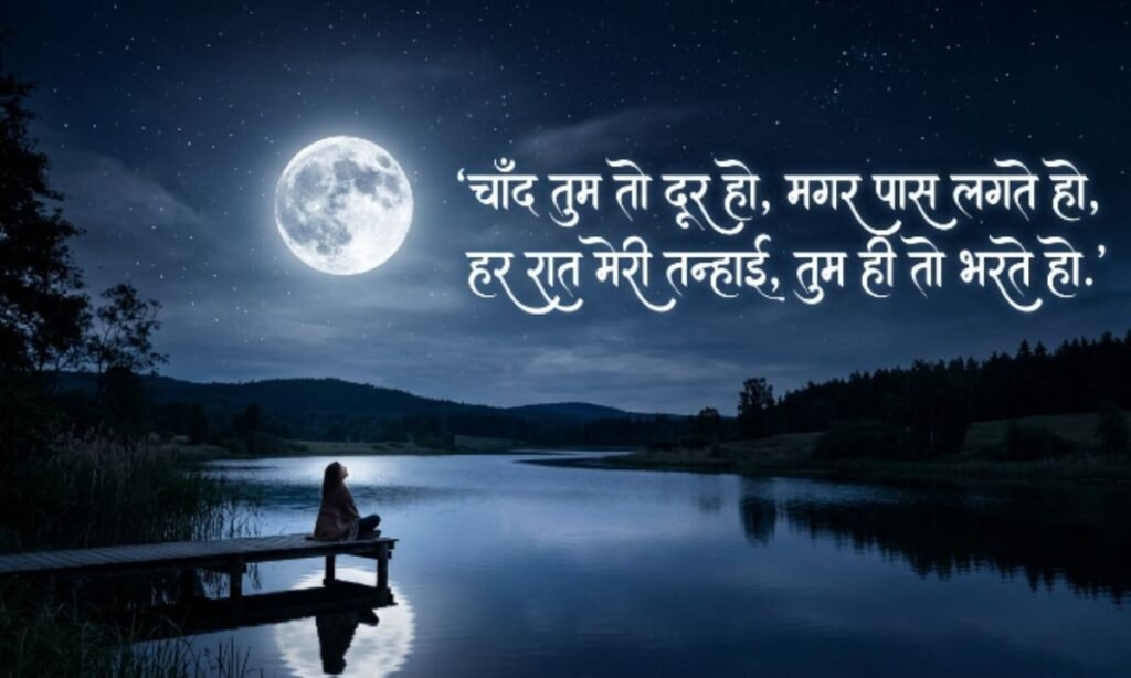 Two Line Shayari on Chand