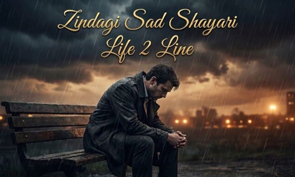 Zindagi Sad Shayari Life 2 Line