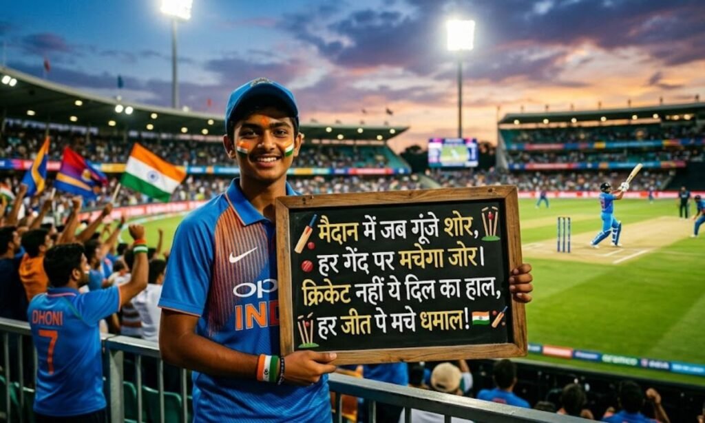 क्रिकेट शायरी हिंदी में