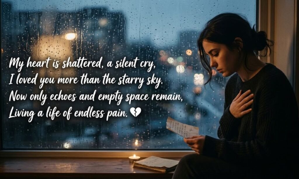 💔 Broken Heart Shayari in English