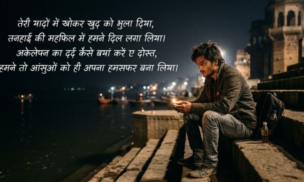 😢 Alone Sad Shayari