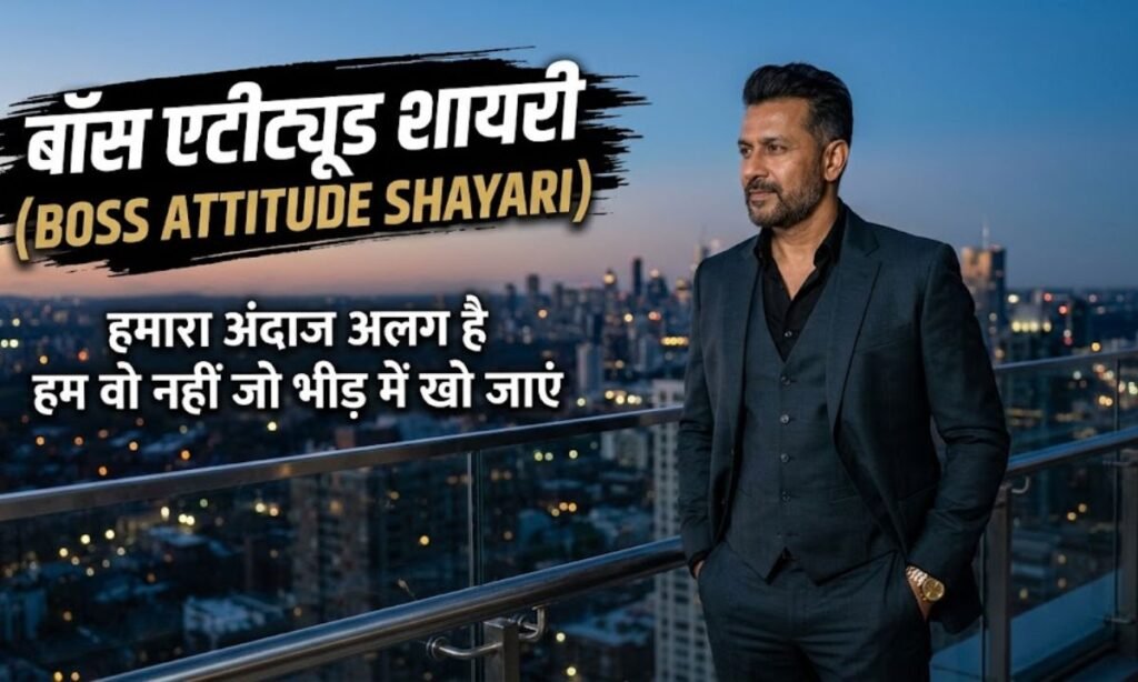 Boss Attitude Shayari – (1)