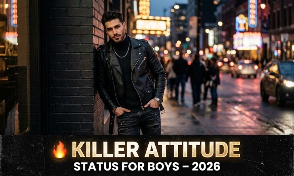 Killer Attitude Status for Boys – 2026 💯✨