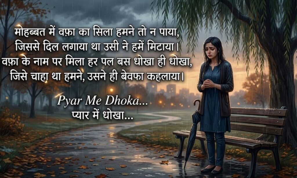 Pyar Me Dhoka Shayari