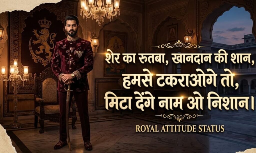Royal Attitude Status in Hindi (2)