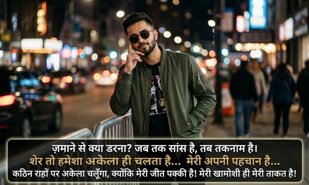 Stylish Shayari Attitude English