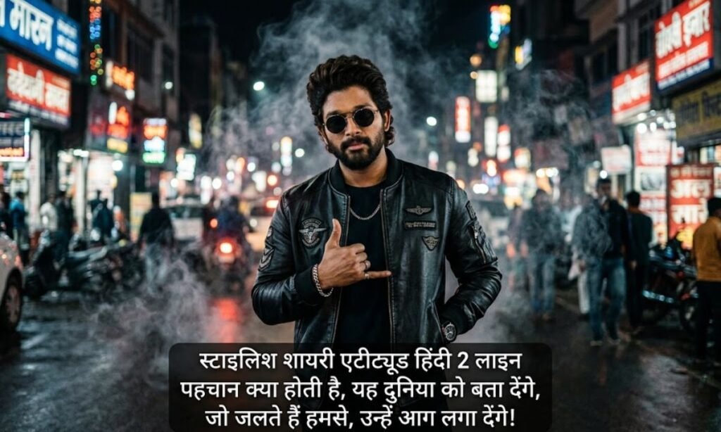Stylish Shayari attitude hindi 2 line