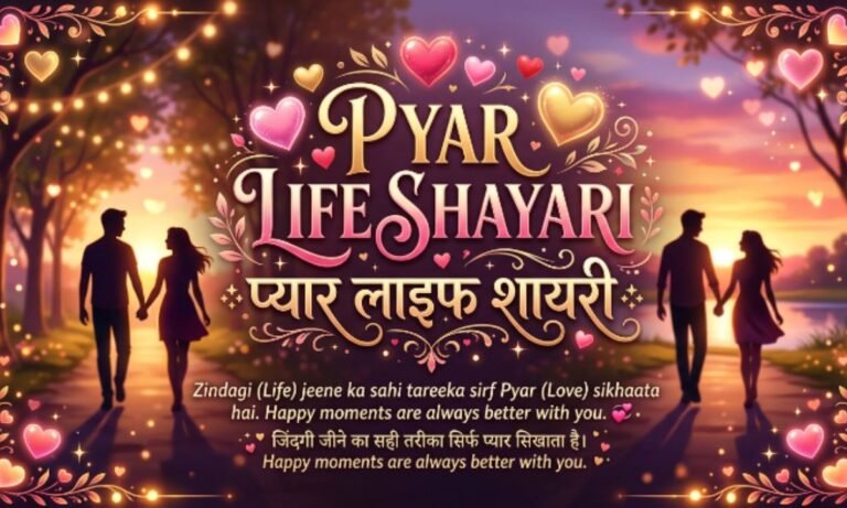 Pyar Life Shayari in Hindi English 💞