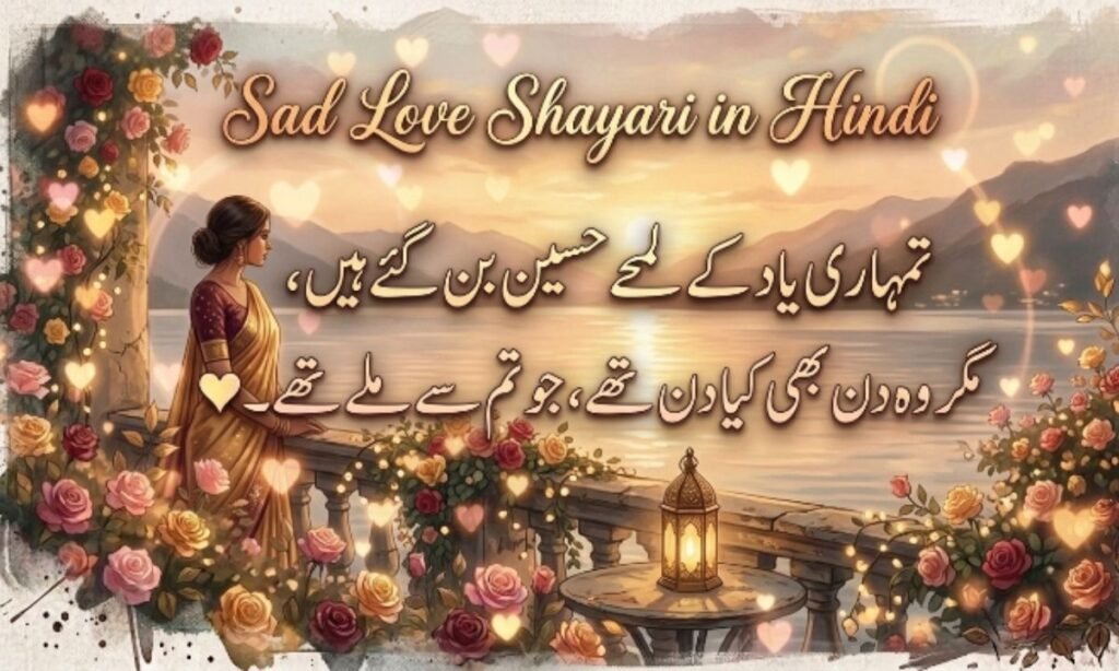 Sad Love Shayari in Hindi  (1)