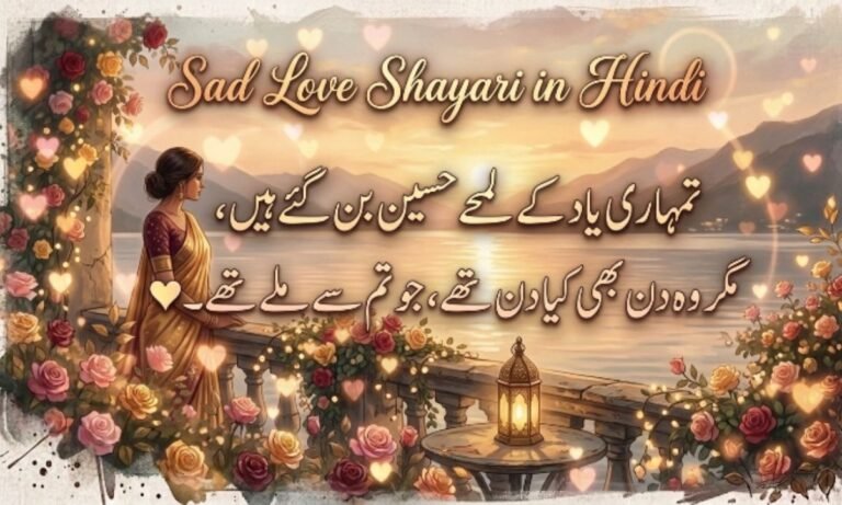 Sad Love Shayari in Hindi  (1)