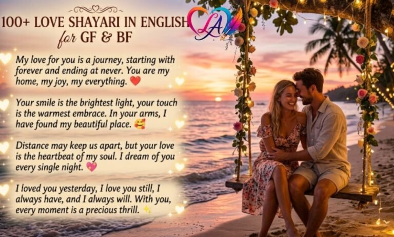 100+ Love Shayari in English for GF & BF Romantic Shayari 