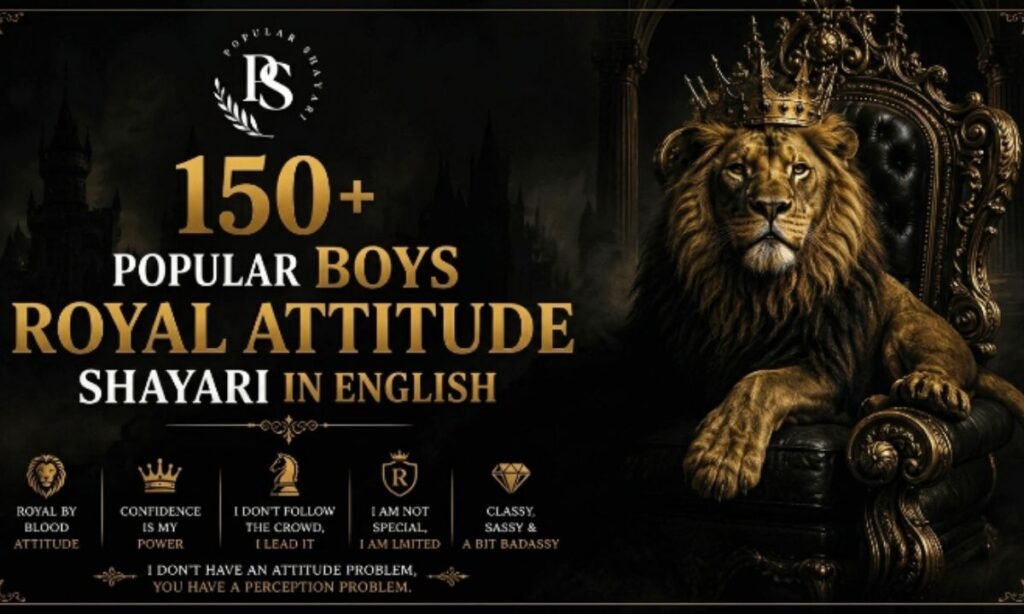 150+ Best Boys Attitude Shayari in Hindi 