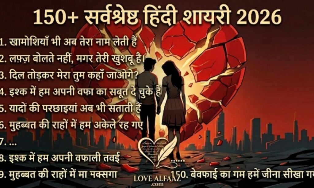 150+ Best Pyar Mein Dil Tutne Wali Shayari in Hindi 2026 