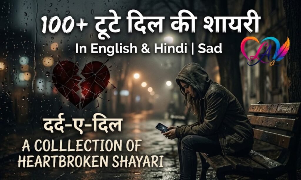 100+ Broken Heart Shayari in English & Hindi Sad 