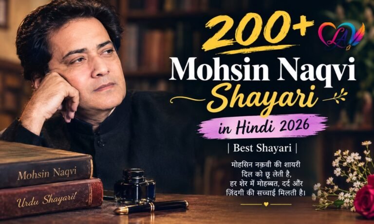 200+ Mohsin Naqvi Shayari in Hindi 2026 Best Shayari