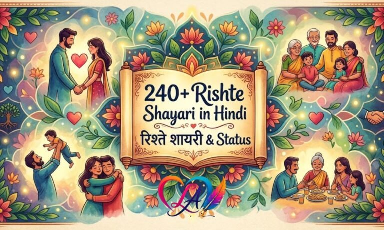 240+ Rishte Shayari in Hindi रिश्ते शायरी & Status