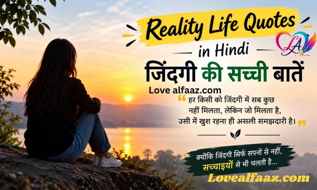 Reality Life Quotes in Hindi जिंदगी की सच्ची बातें 